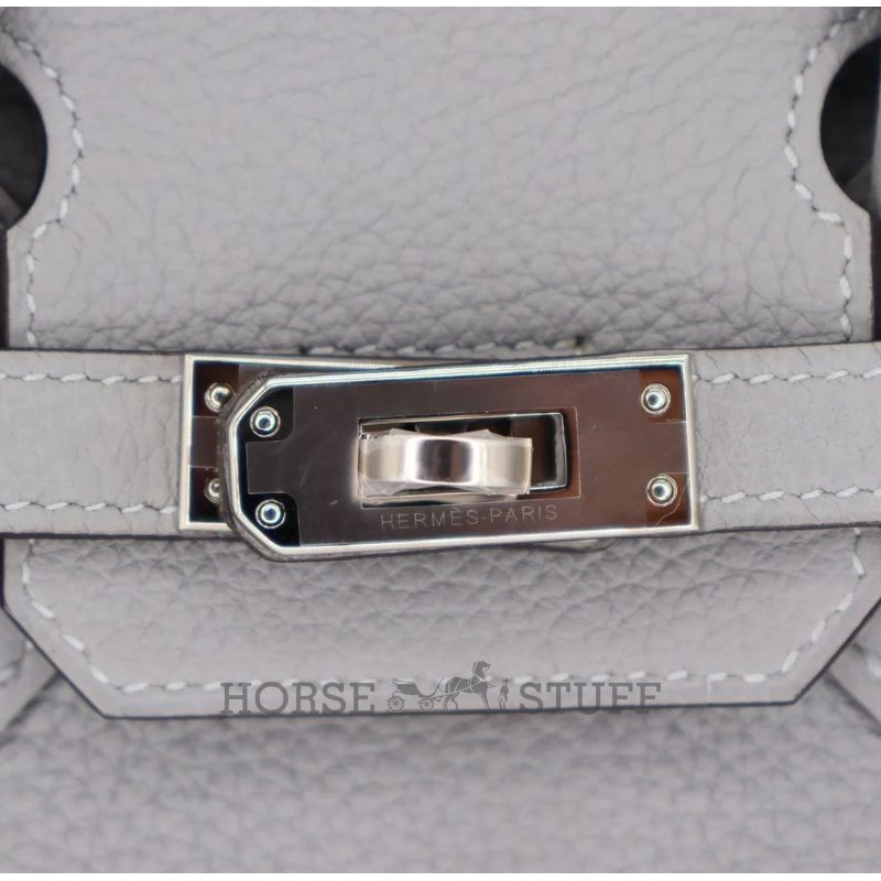 Hermès Birkin 25 Blue Lin Togo PHW