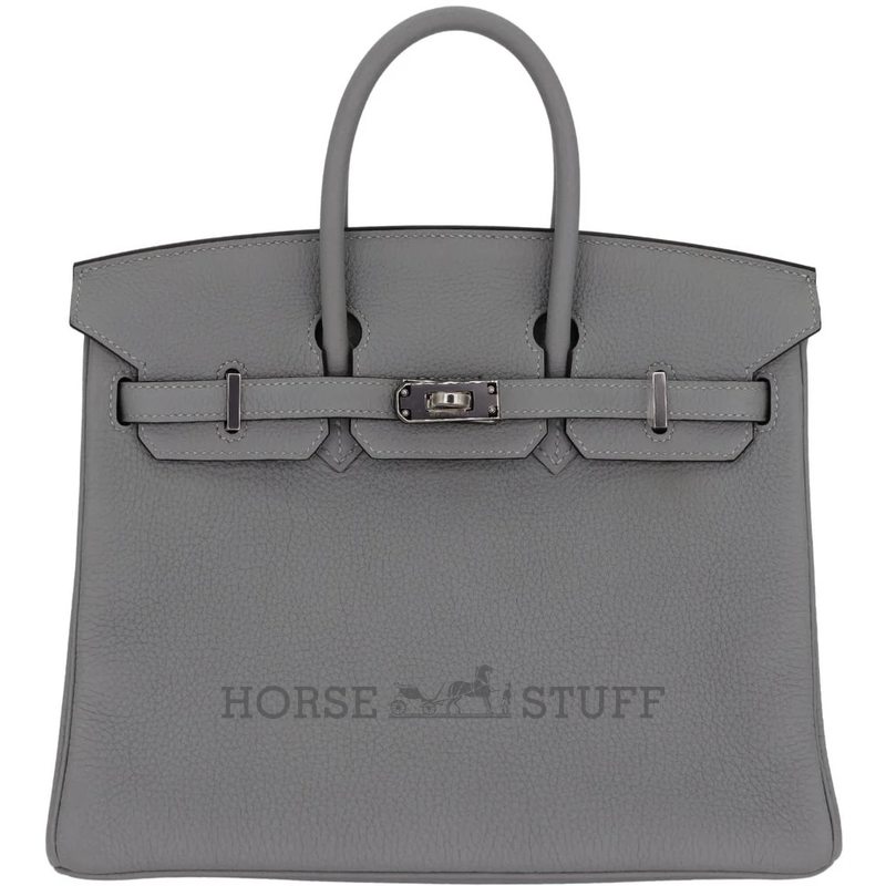 Hermès Birkin 25 Blue Lin Togo PHW