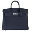 Hermès Birkin 25 Blue Nuit Togo PHW