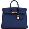 Hermès Birkin 25 Blue Sapphire Togo GHW