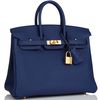 Hermès Birkin 25 Blue Sapphire Togo GHW