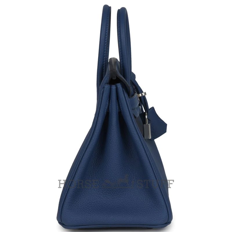 Hermès Birkin 25 Blue Tie Togo PHW