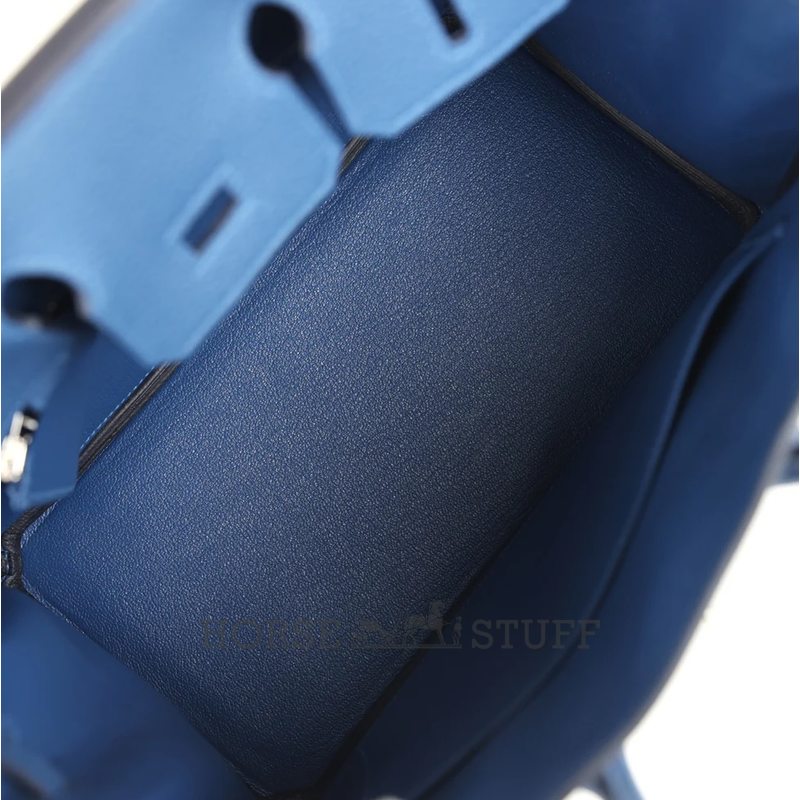 Hermès Birkin 25 Blue Tie Togo PHW