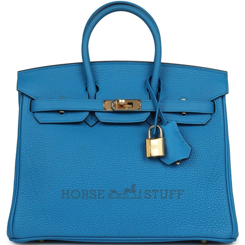 Hermès Birkin 25 Blue Zanzibar Togo GHW