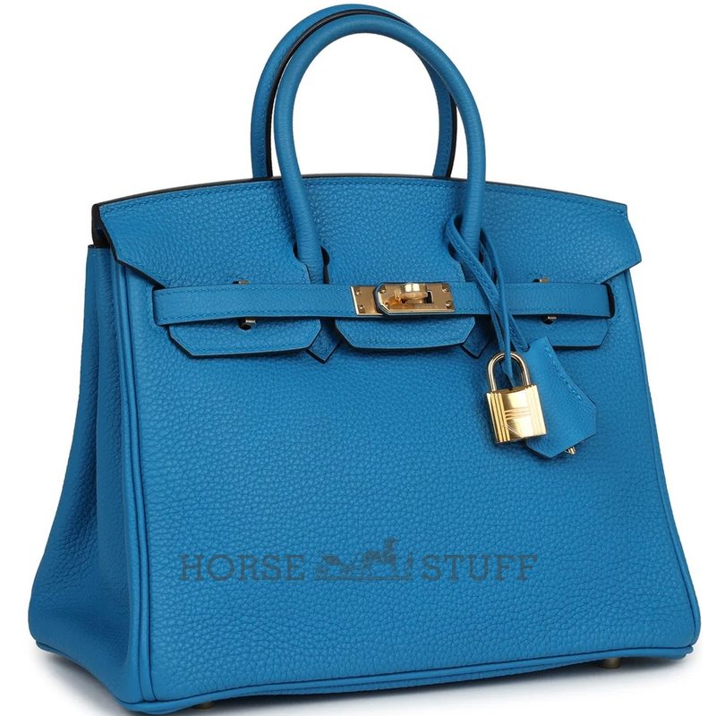 Hermès Birkin 25 Blue Zanzibar Togo GHW