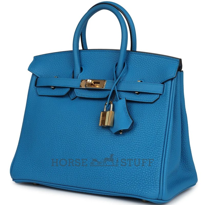 Hermès Birkin 25 Blue Zanzibar Togo GHW