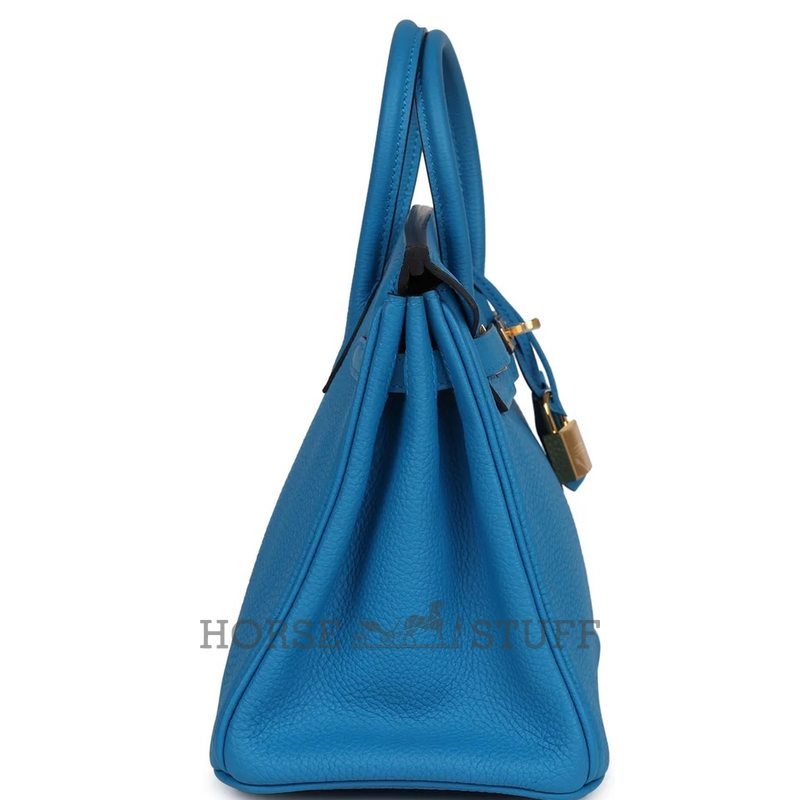 Hermès Birkin 25 Blue Zanzibar Togo GHW