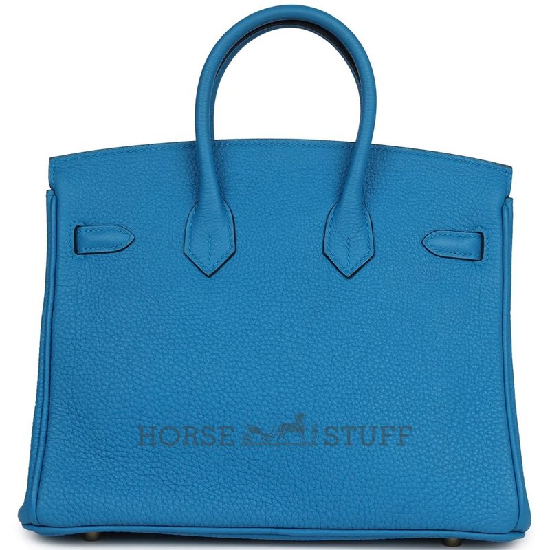 Hermès Birkin 25 Blue Zanzibar Togo GHW