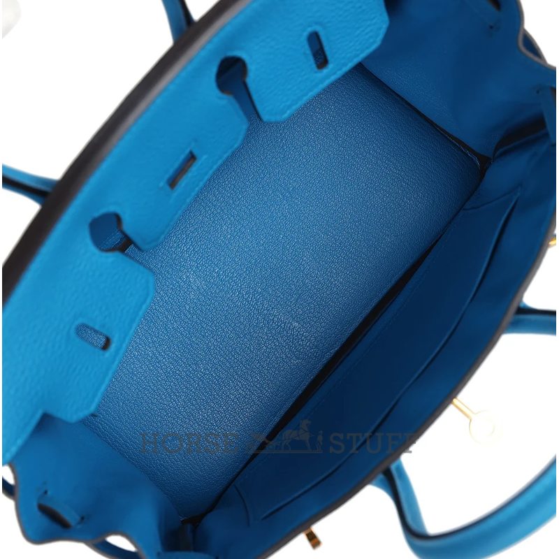 Hermès Birkin 25 Blue Zanzibar Togo GHW