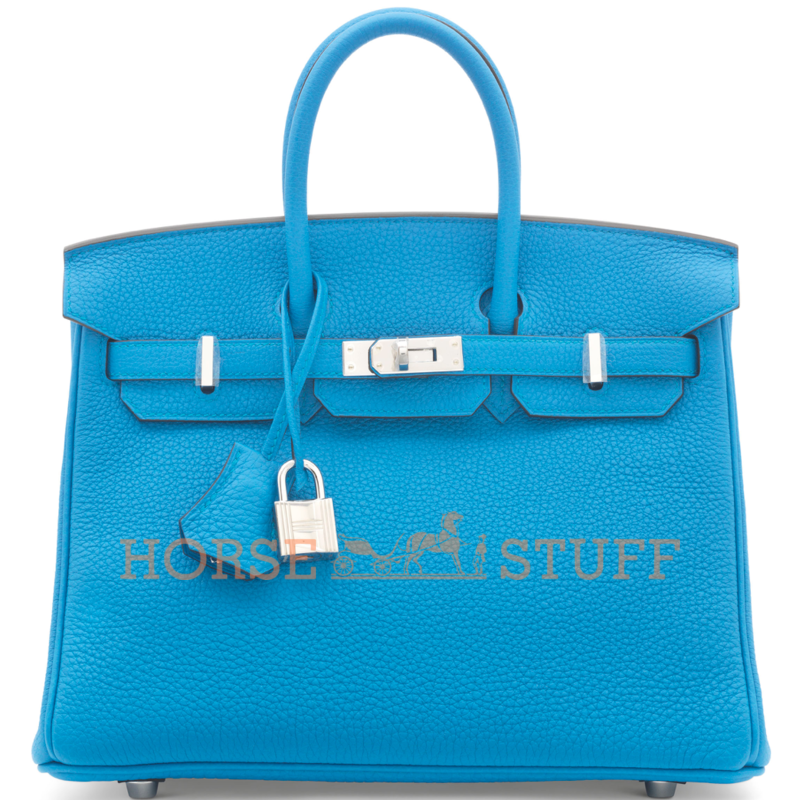 Hermès Birkin 25 Blue Zanzibar Togo PHW