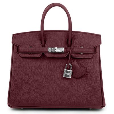 Hermès Birkin 25 Bordeaux Togo PHW