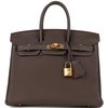 Hermès Birkin 25 Chocolat Togo GHW
