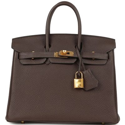 Hermès Birkin 25 Chocolat Togo GHW