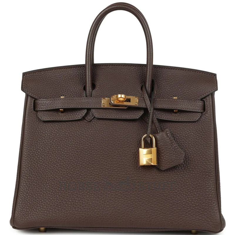 Hermès Birkin 25 Chocolat Togo GHW