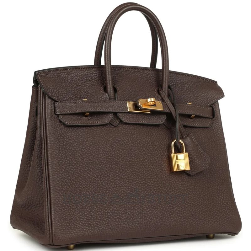 Hermès Birkin 25 Chocolat Togo GHW