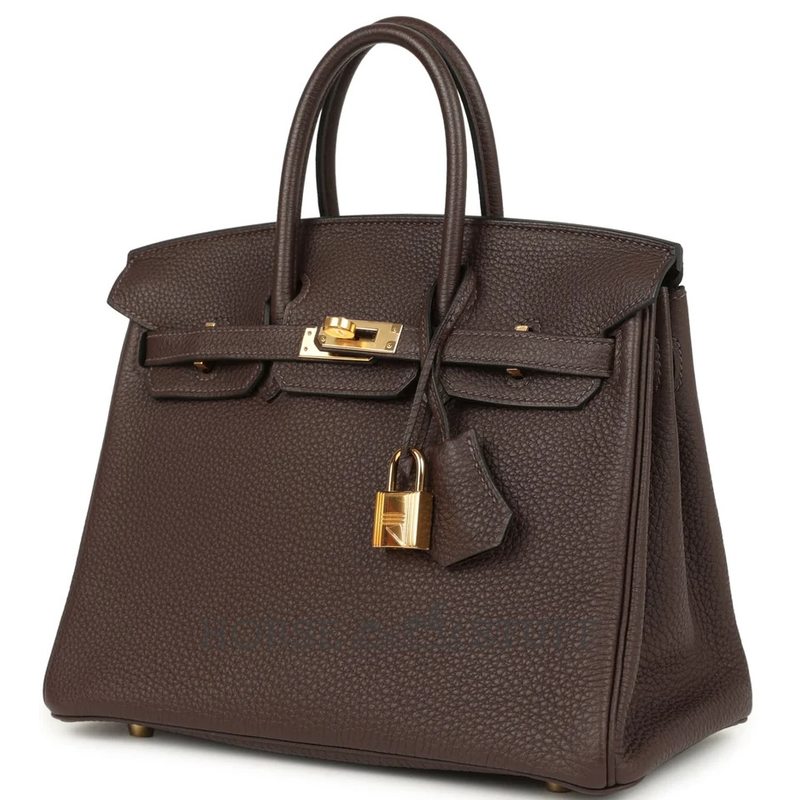 Hermès Birkin 25 Chocolat Togo GHW