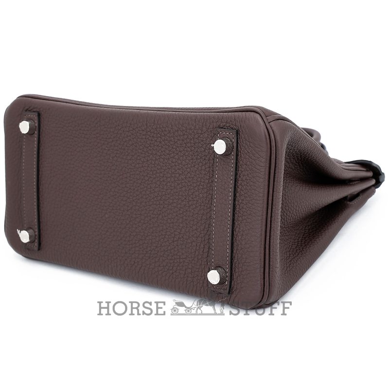 Hermès Birkin 25 Chocolat Togo PHW