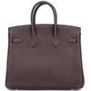 Hermès Birkin 25 Chocolat Togo PHW