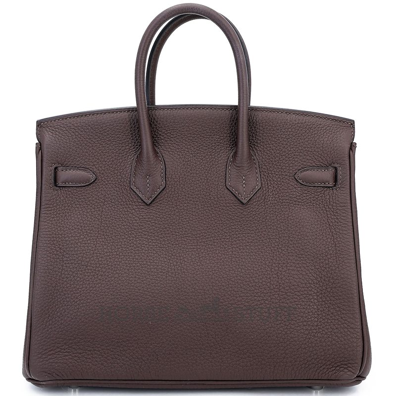 Hermès Birkin 25 Chocolat Togo PHW