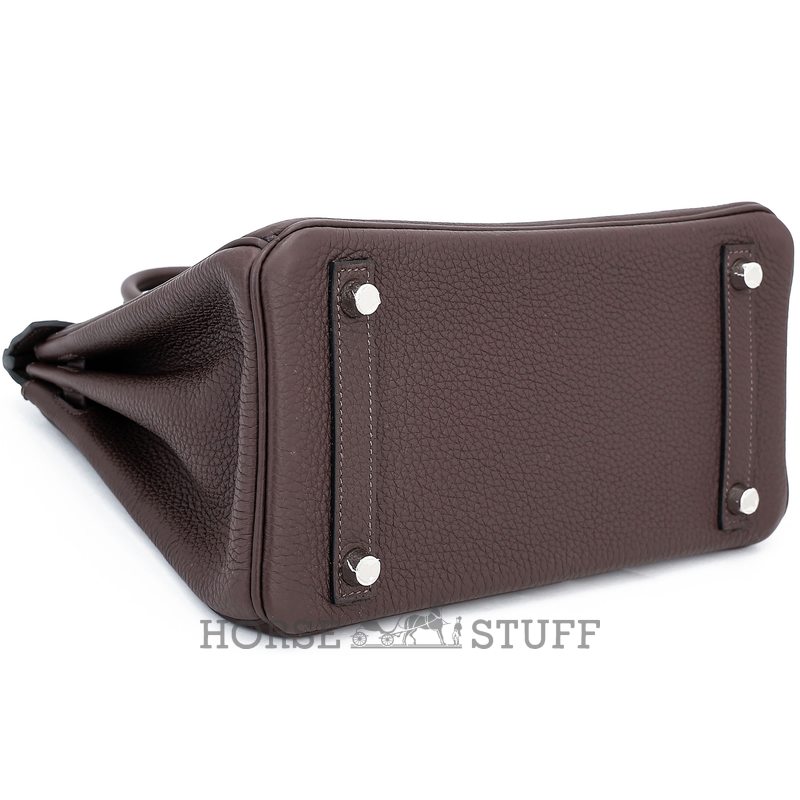 Hermès Birkin 25 Chocolat Togo PHW