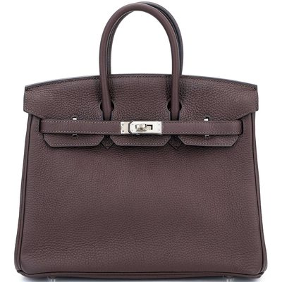 Hermès Birkin 25 Chocolat Togo PHW