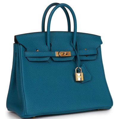 Hermès Birkin 25 Cobalt Togo GHW