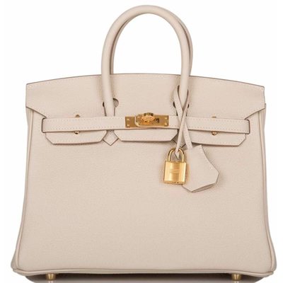 Hermès Birkin 25 Craie Togo GHW