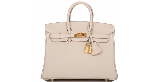 Hermes Birkin 25cm Craie Togo GHW