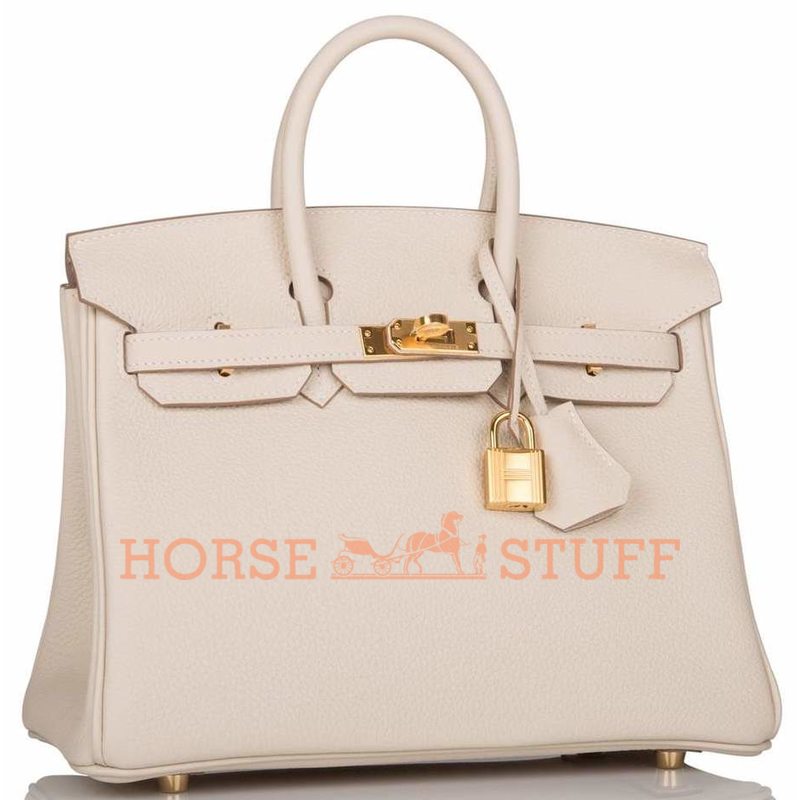 Hermès Birkin 25 Craie Togo GHW