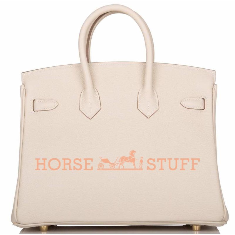 Hermès Birkin 25 Craie Togo GHW