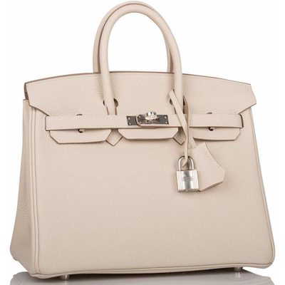 Hermès Birkin 25 Craie Togo PHW 