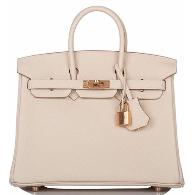 Hermès Birkin 25 Craie Togo RGHW