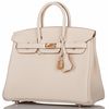 Hermès Birkin 25 Craie Togo RGHW