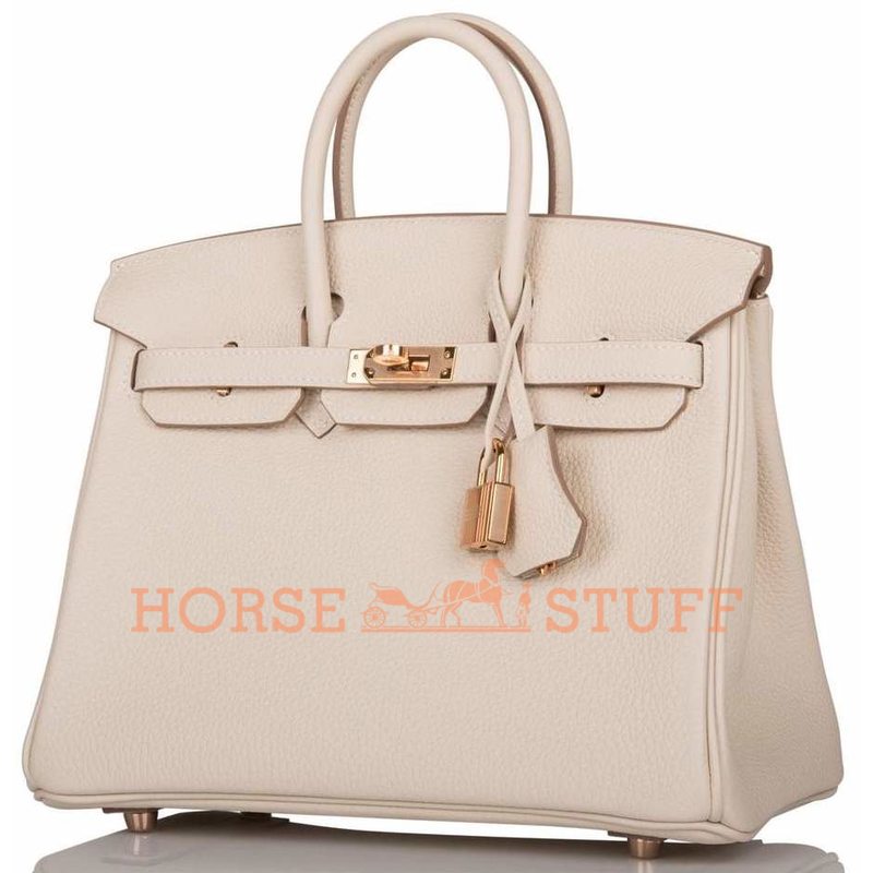 Hermès Birkin 25 Craie Togo RGHW