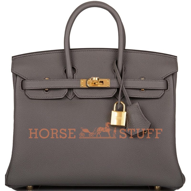 Hermès Birkin 25 Etain Togo GHW