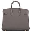 Hermès Birkin 25 Etain Togo GHW