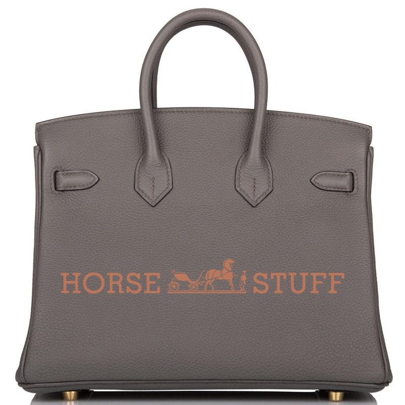 Hermès Birkin 25 Etain Togo GHW