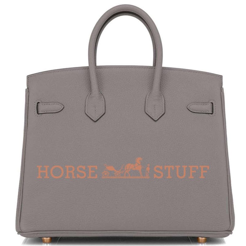 Hermès Birkin 25 Etain Togo RGHW