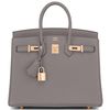 Hermès Birkin 25 Etain Togo RGHW