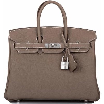 Hermès Birkin 25 Etoupe Togo PHW 