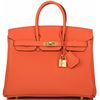 Hermès Birkin 25 Feu Togo GHW