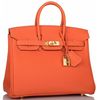 Hermès Birkin 25 Feu Togo GHW