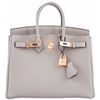 Hermès Birkin 25 Gris Asphalt Togo RGHW