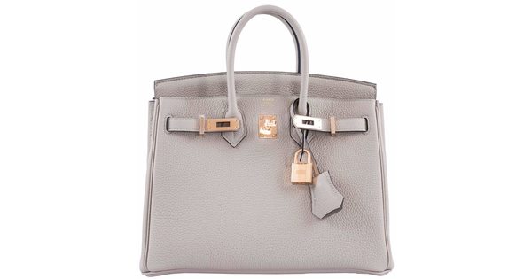 Hermès Togo Gris Pale Birkin 25 GHW, myGemma, HK