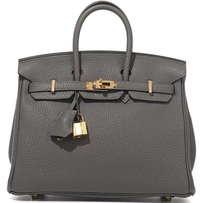 Hermès Birkin 25 Gris Meyer Togo GHW