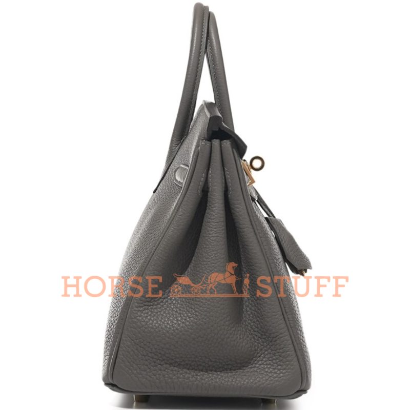 Hermès Birkin 25 Gris Meyer Togo GHW