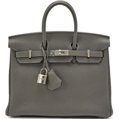 Hermès Birkin 25 Gris Meyer Togo PHW