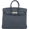 Hermès Birkin 25 Gris Misty Togo Permabrass HW