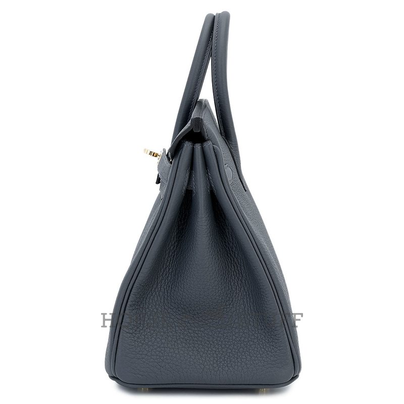 Hermès Birkin 25 Gris Misty Togo Permabrass HW
