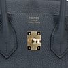 Hermès Birkin 25 Gris Misty Togo Permabrass HW